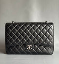 CHANEL-Maxi bag golden/sliver