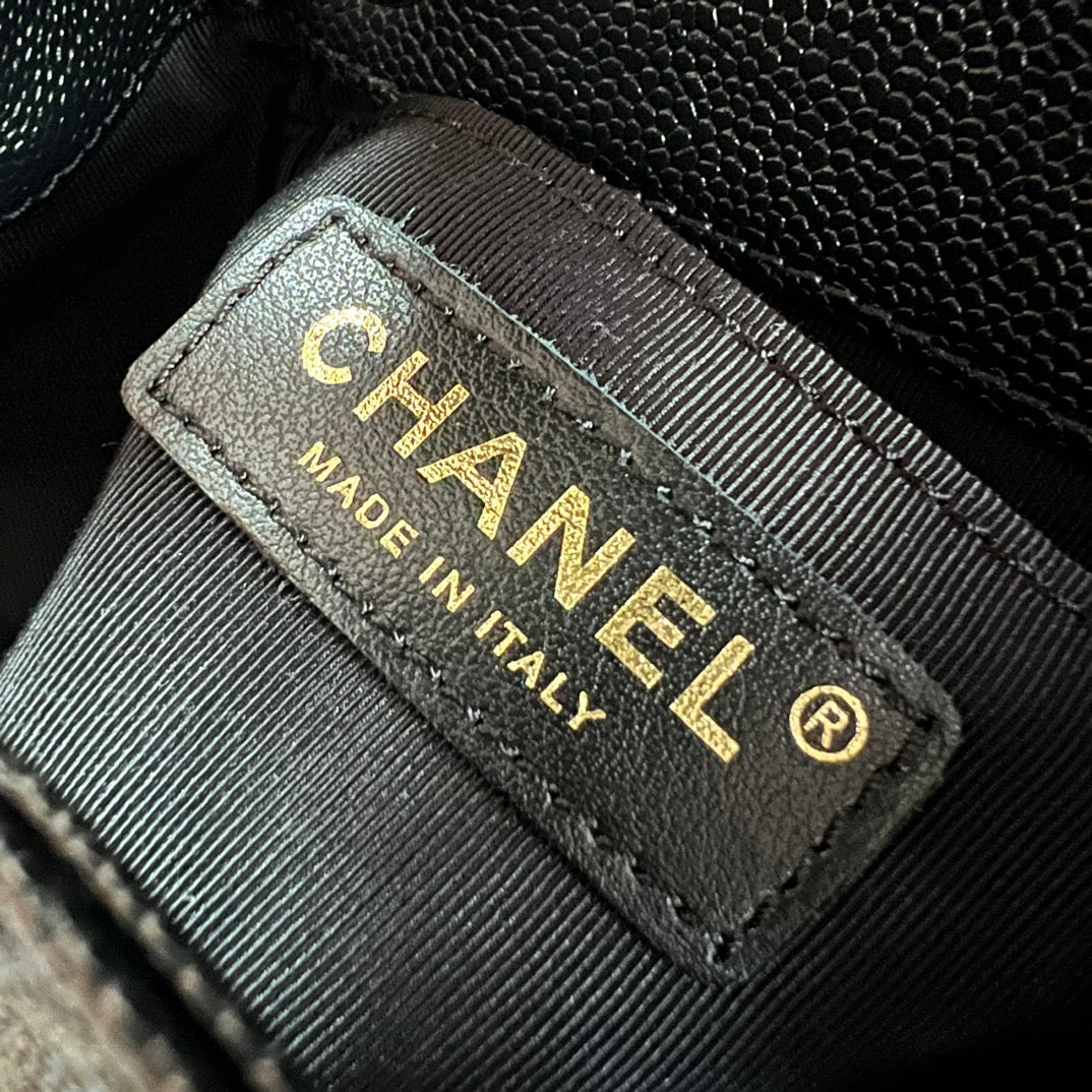 CHANEL- Duma Double bag Handle bag golden/sliver