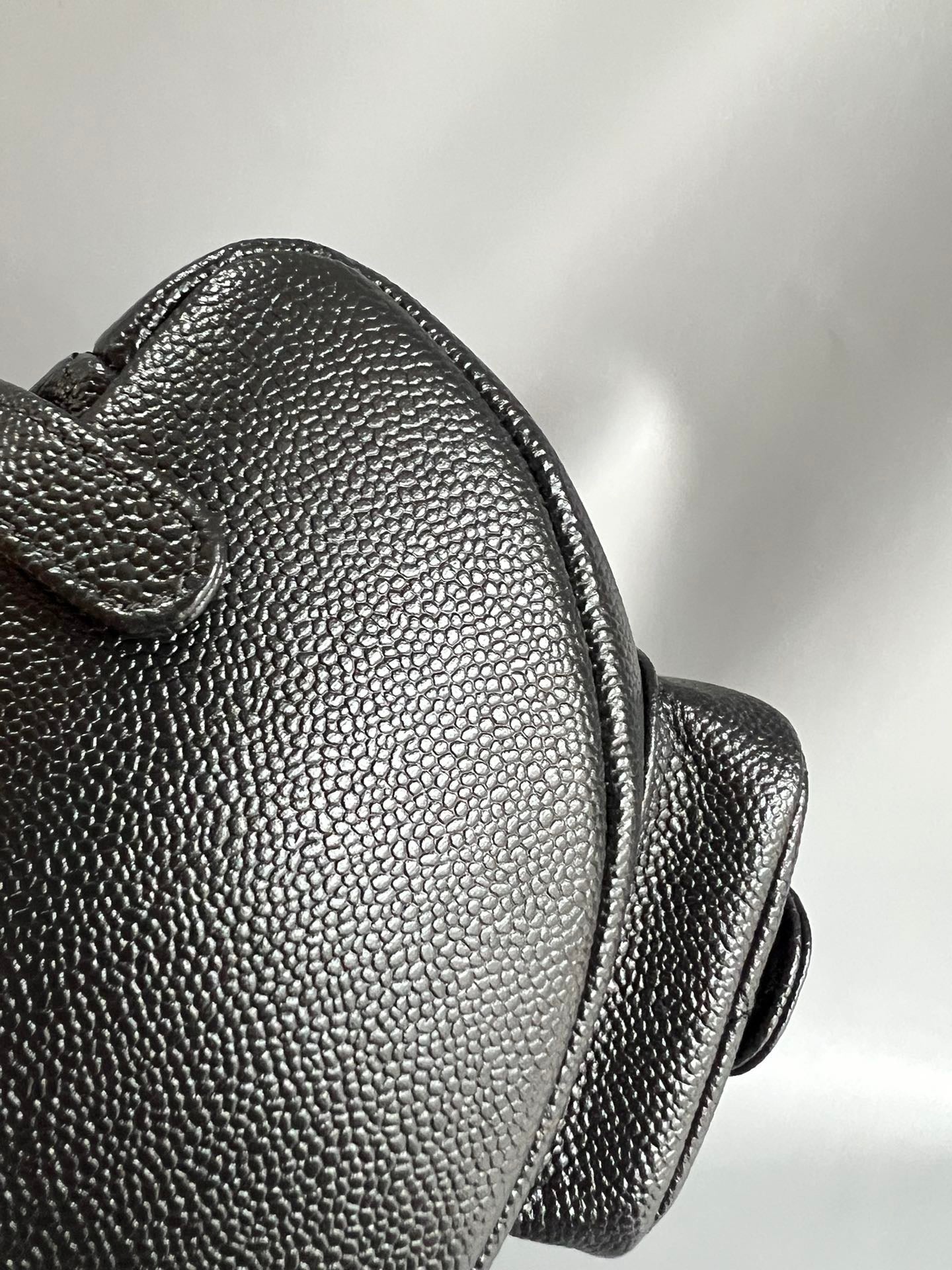 CHANEL- Duma Double bag Handle bag golden/sliver