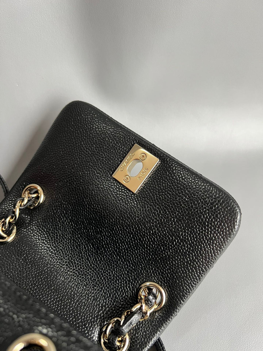 CHANEL- Duma Double bag Handle bag golden/sliver