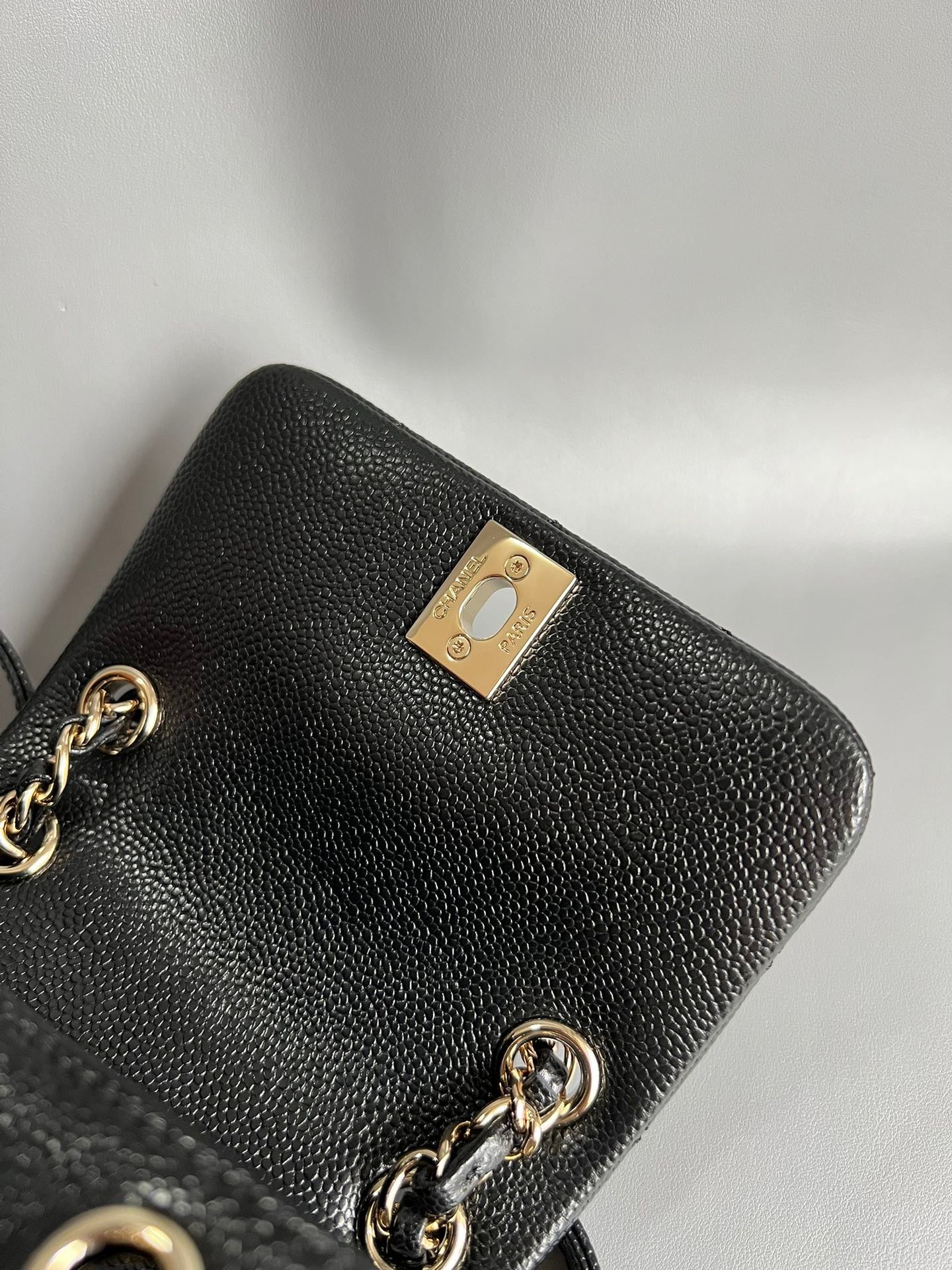 CHANEL- Duma Double bag Handle bag golden/sliver