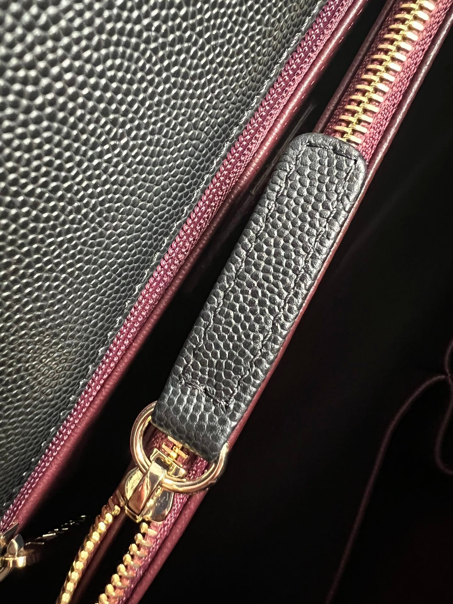 CHANEL-coco Handle Lambskin bag golden/sliver