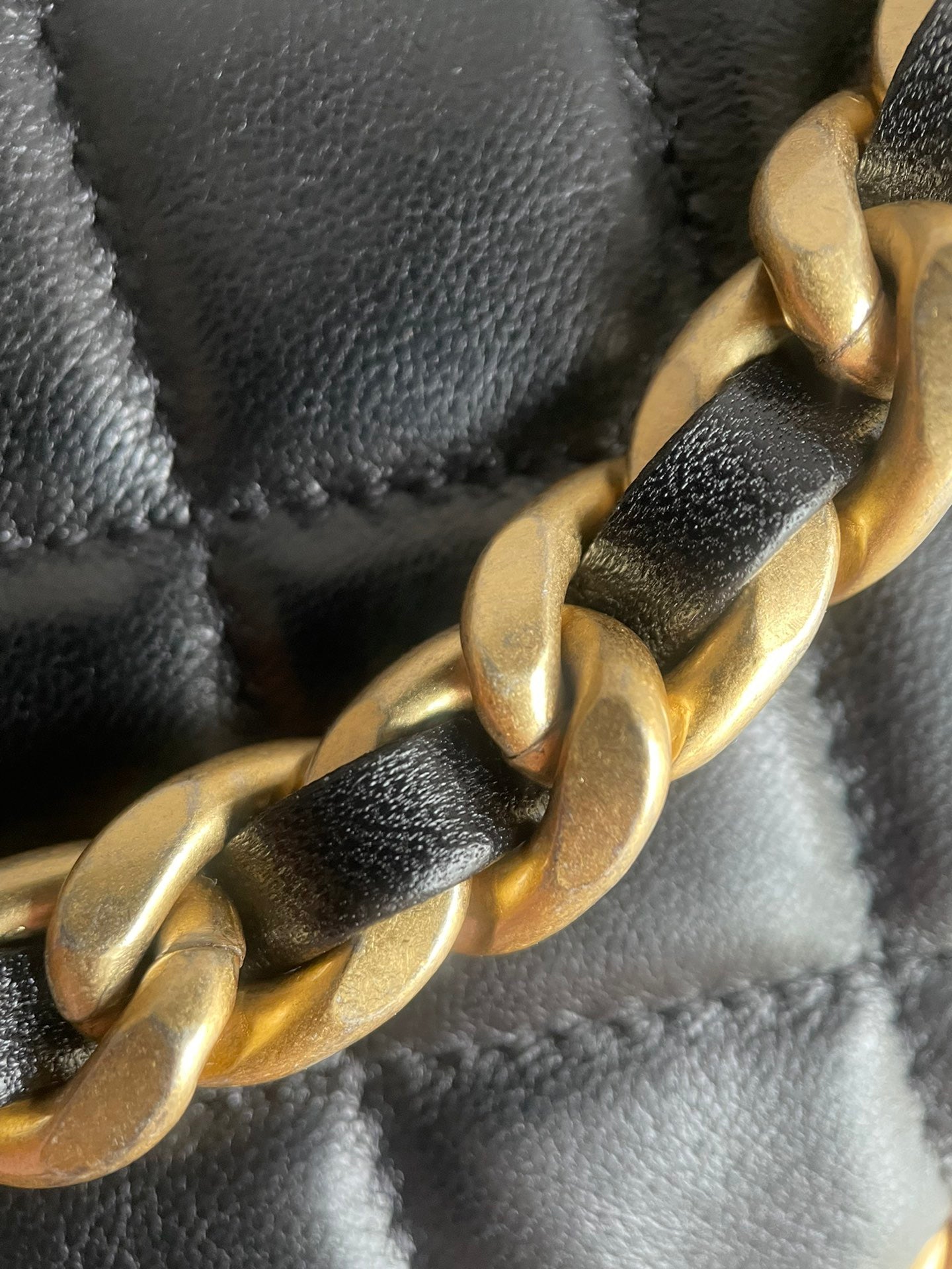 CHANEL-24S HoBo bag Handle bag golden/sliver