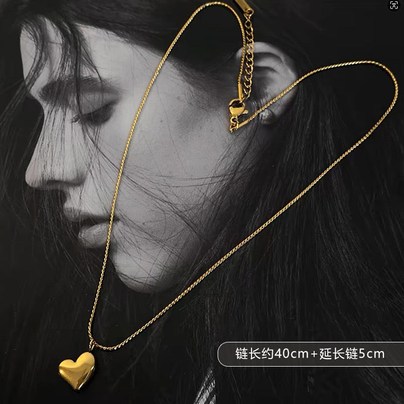 FENG SHUI - 8 Niche light luxury temperament sweater chain does not fade all collarbone chain choker