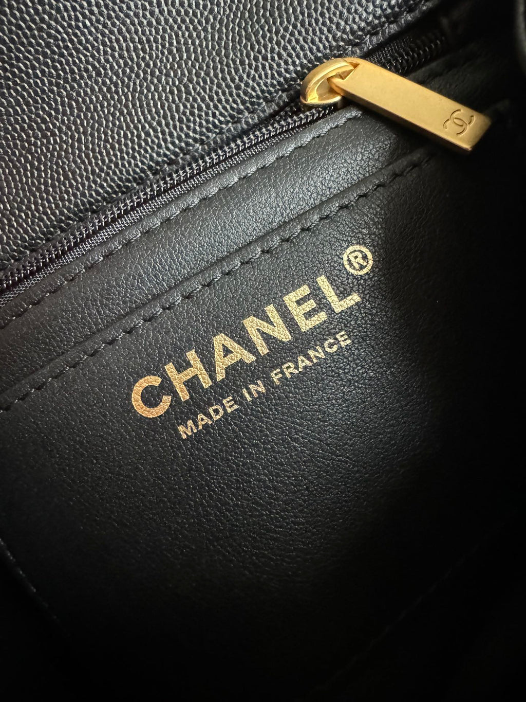 CHANEL-24S rue Cambon Handle bag golden/sliver