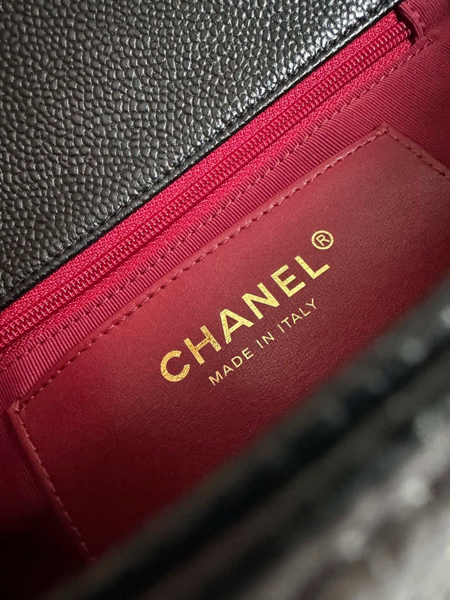 CHANEL-22K CF bag golden/sliver