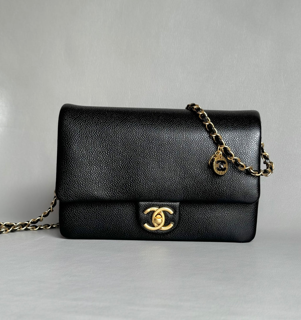 CHANEL-22K CF bag golden/sliver