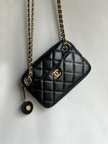 CHANEL-22K Gold bag golden/sliver