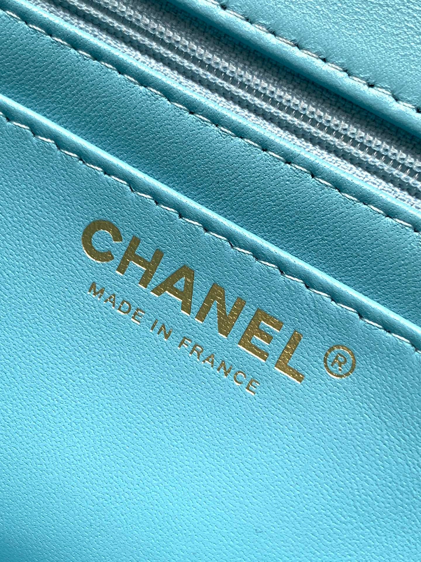 CHANEL-2.55 mini bag  golden/sliver