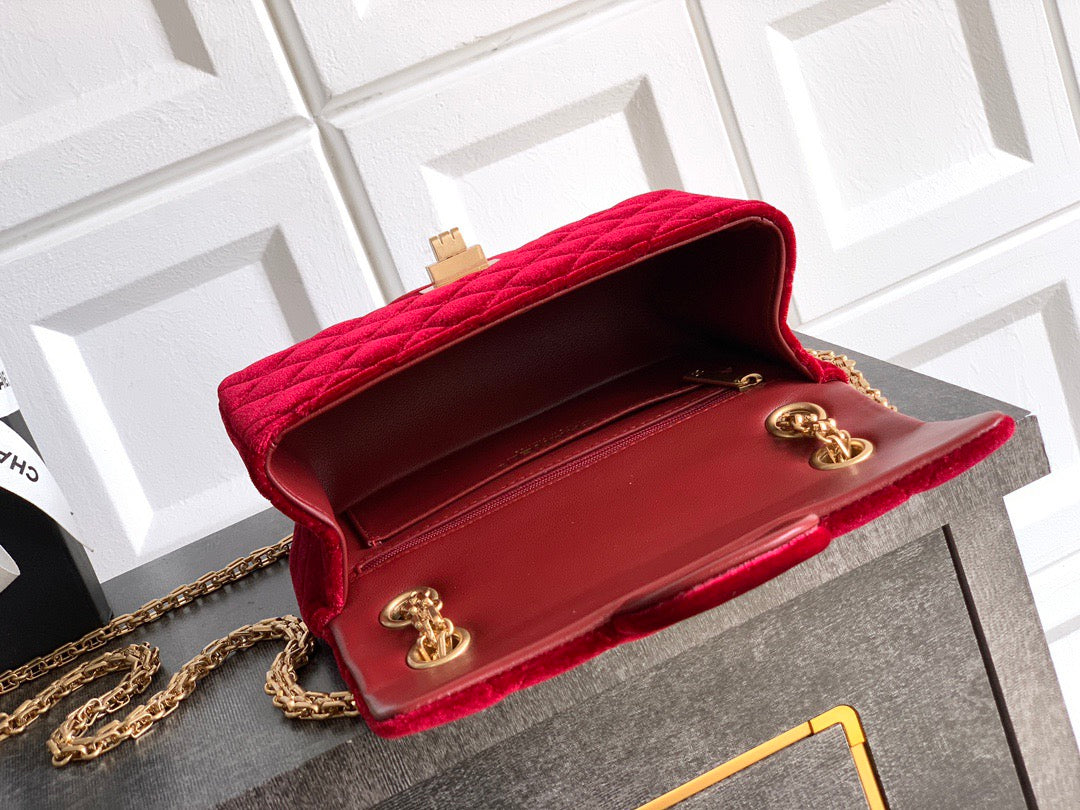 CHANEL-2.55 mini bag  golden/sliver