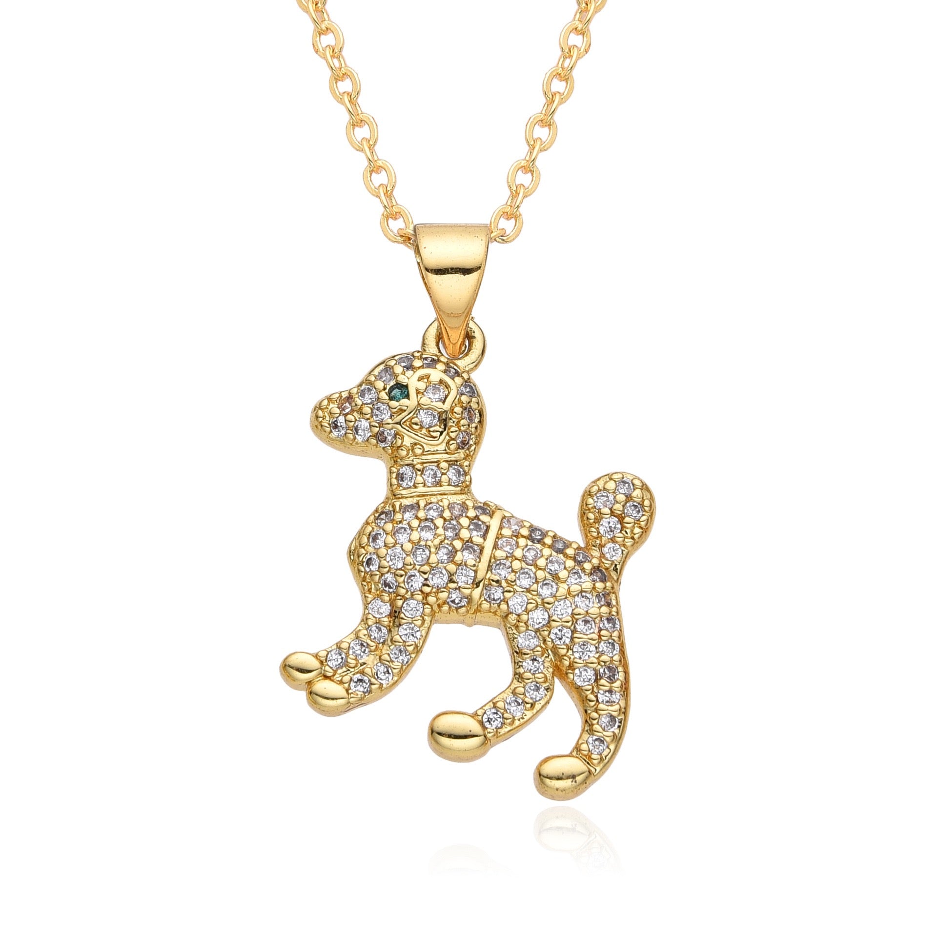 FENG SHUI - 11 Fashion personality dragonfly panda women's 18k pendant necklace