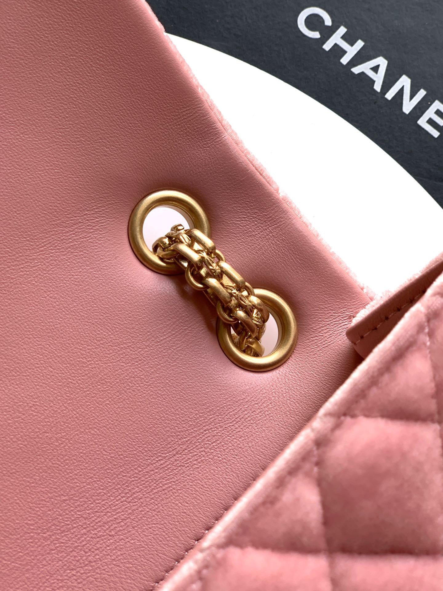 CHANEL-2.55 mini bag  golden/sliver