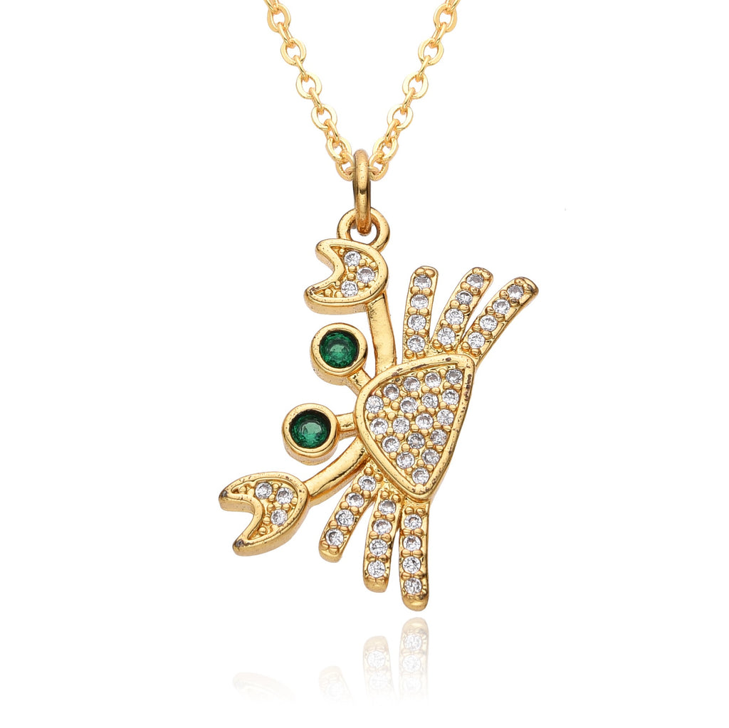 FENG SHUI - 11 Fashion personality dragonfly panda women's 18k pendant necklace