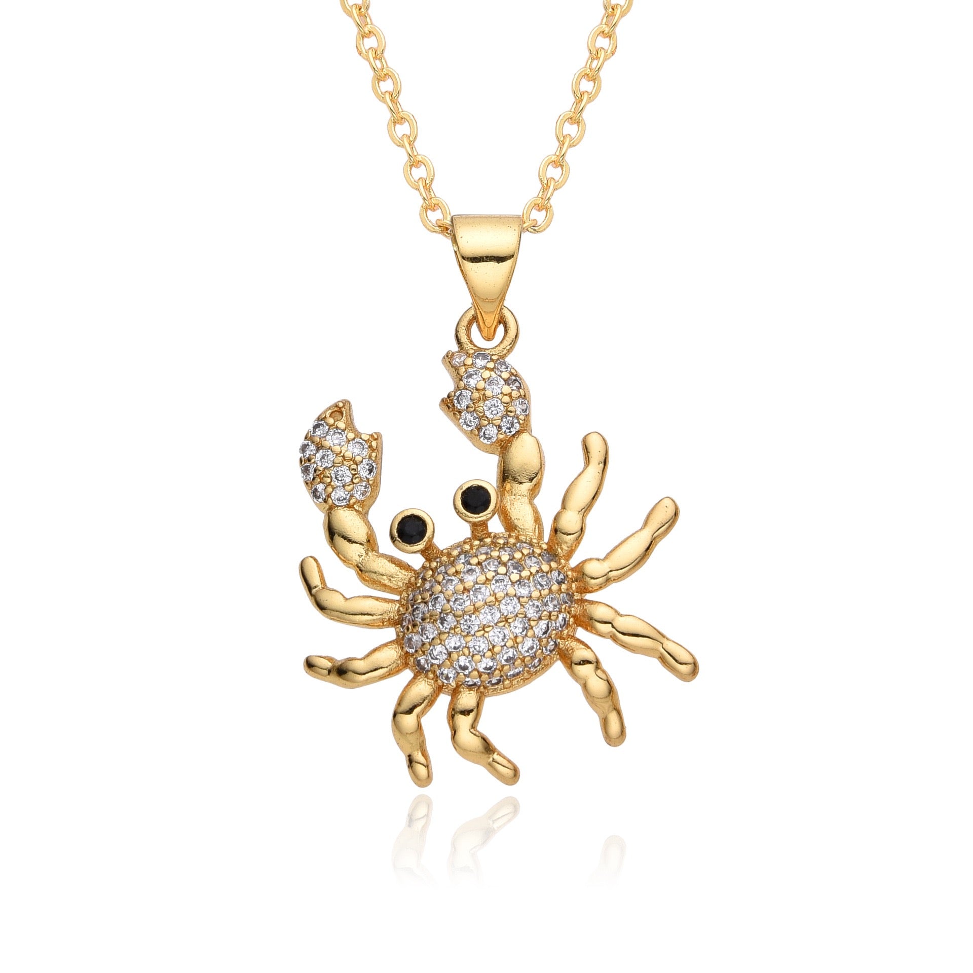 FENG SHUI - 11 Fashion personality dragonfly panda women's 18k pendant necklace