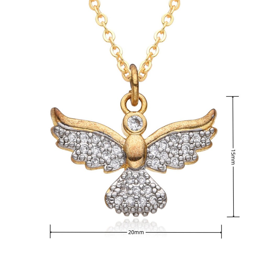 FENG SHUI - 11 Fashion personality dragonfly panda women's 18k pendant necklace