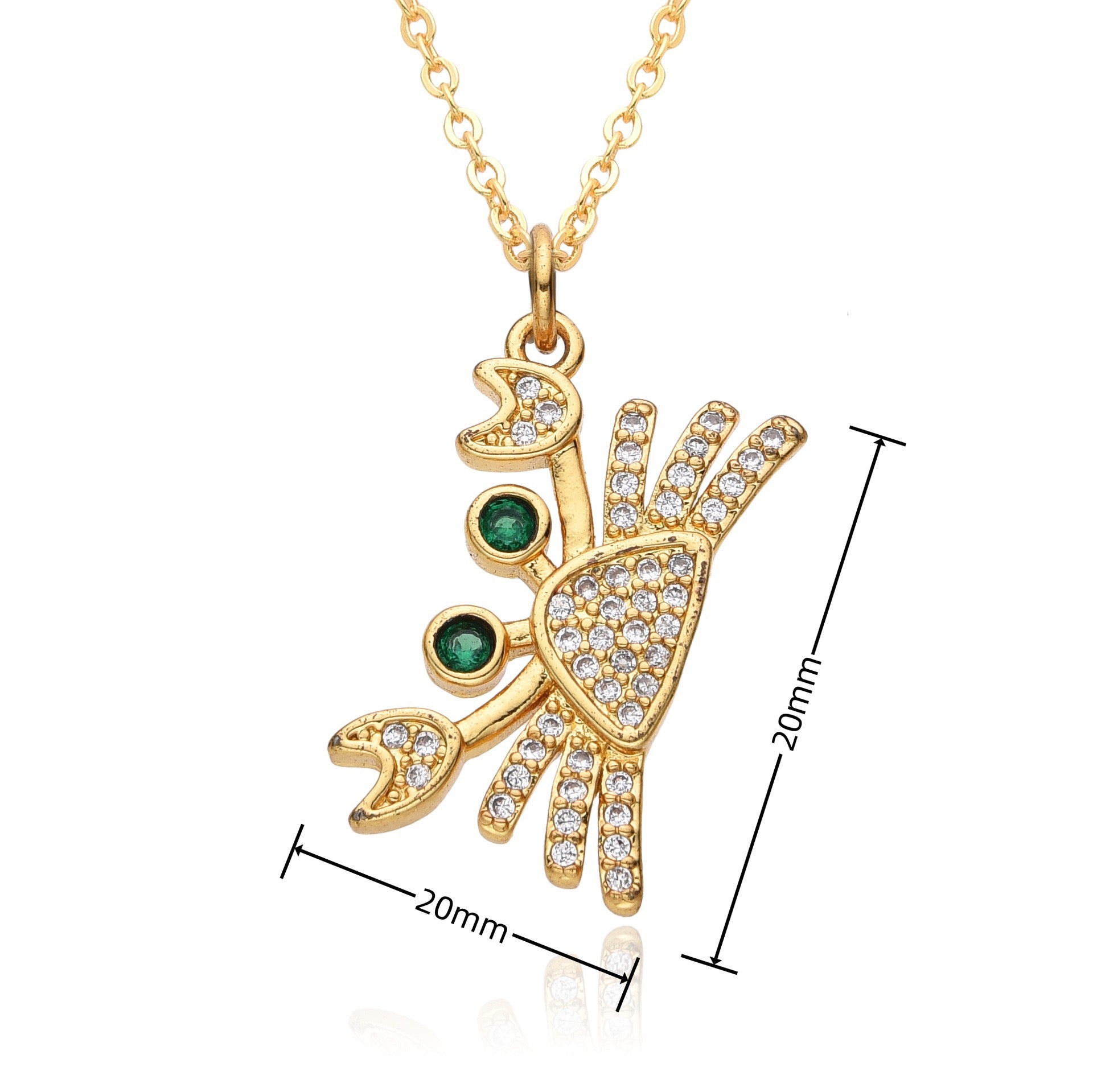 FENG SHUI - 11 Fashion personality dragonfly panda women's 18k pendant necklace