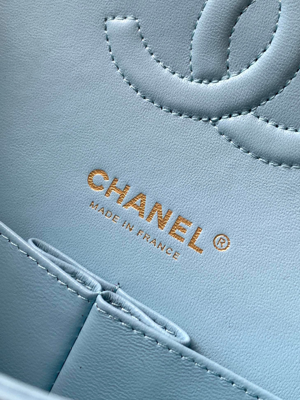 CHANEL-2.55 mini bag  golden/sliver