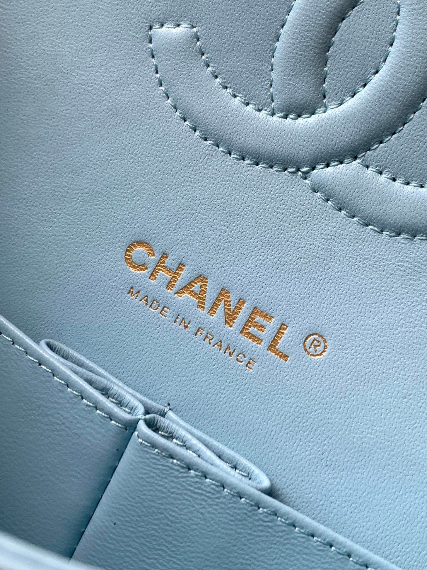 CHANEL-2.55 mini bag  golden/sliver