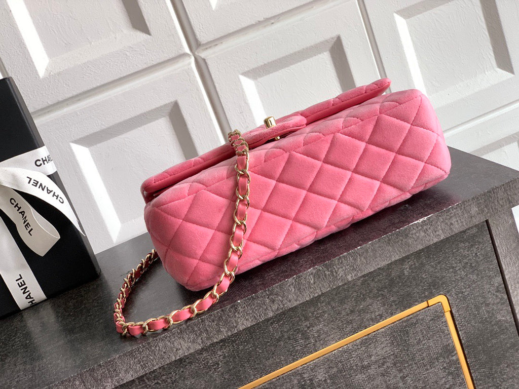 CHANEL-2.55 mini bag  golden/sliver