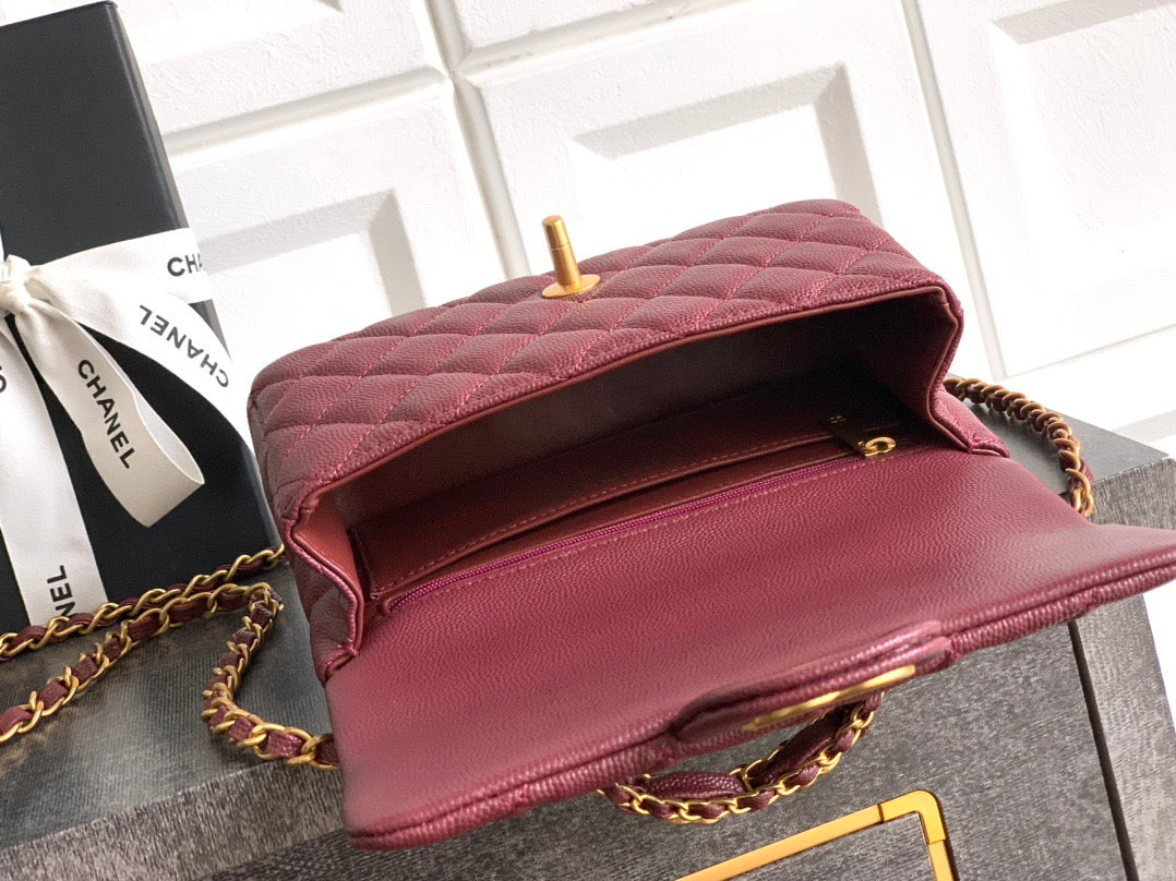 CHANEL-25B CF bag  golden/sliver