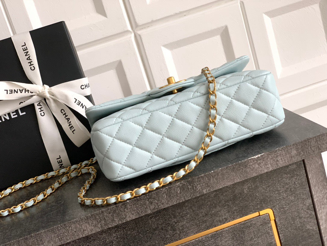 CHANEL-25B CF bag  golden/sliver