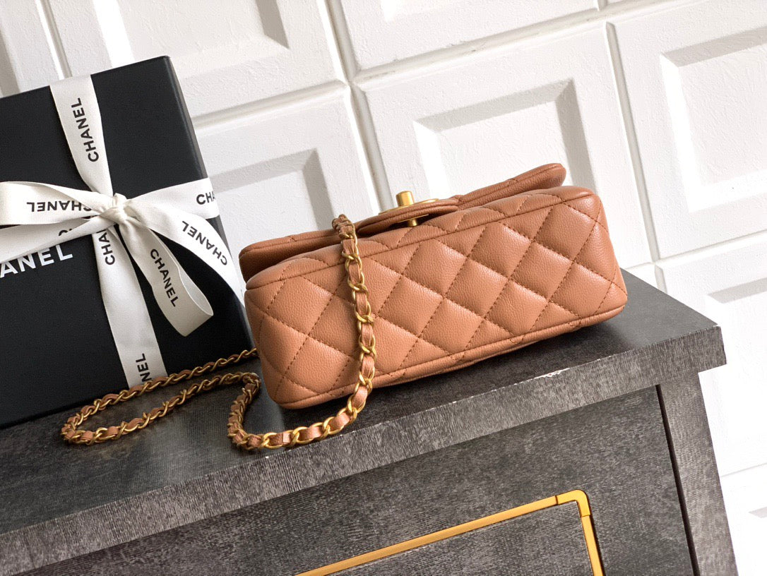 CHANEL-25B CF bag  golden/sliver