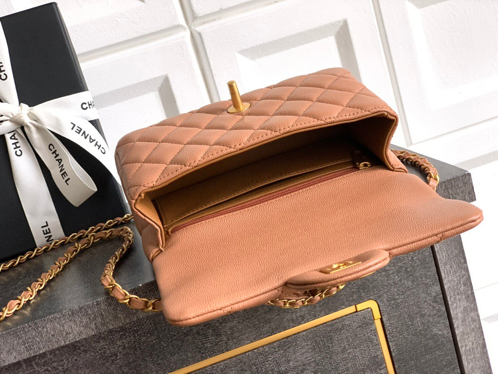 CHANEL-25B CF bag  golden/sliver