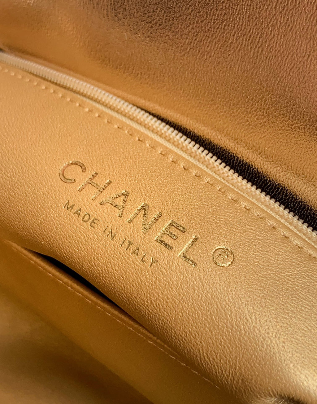 CHANEL- coco Handle bag  golden/sliver