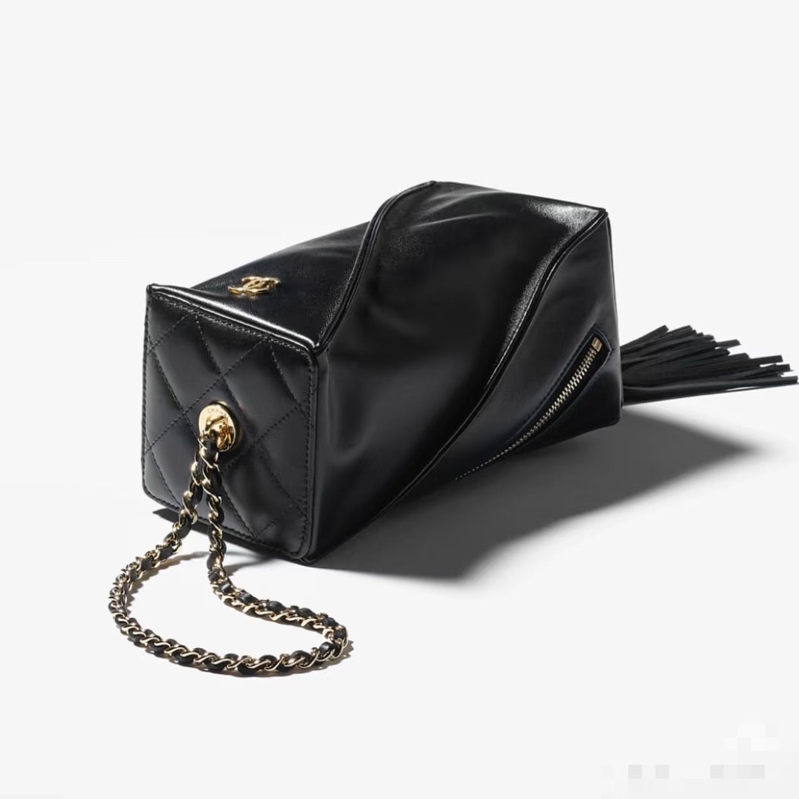 CHANEL- 25A bag  golden/sliver