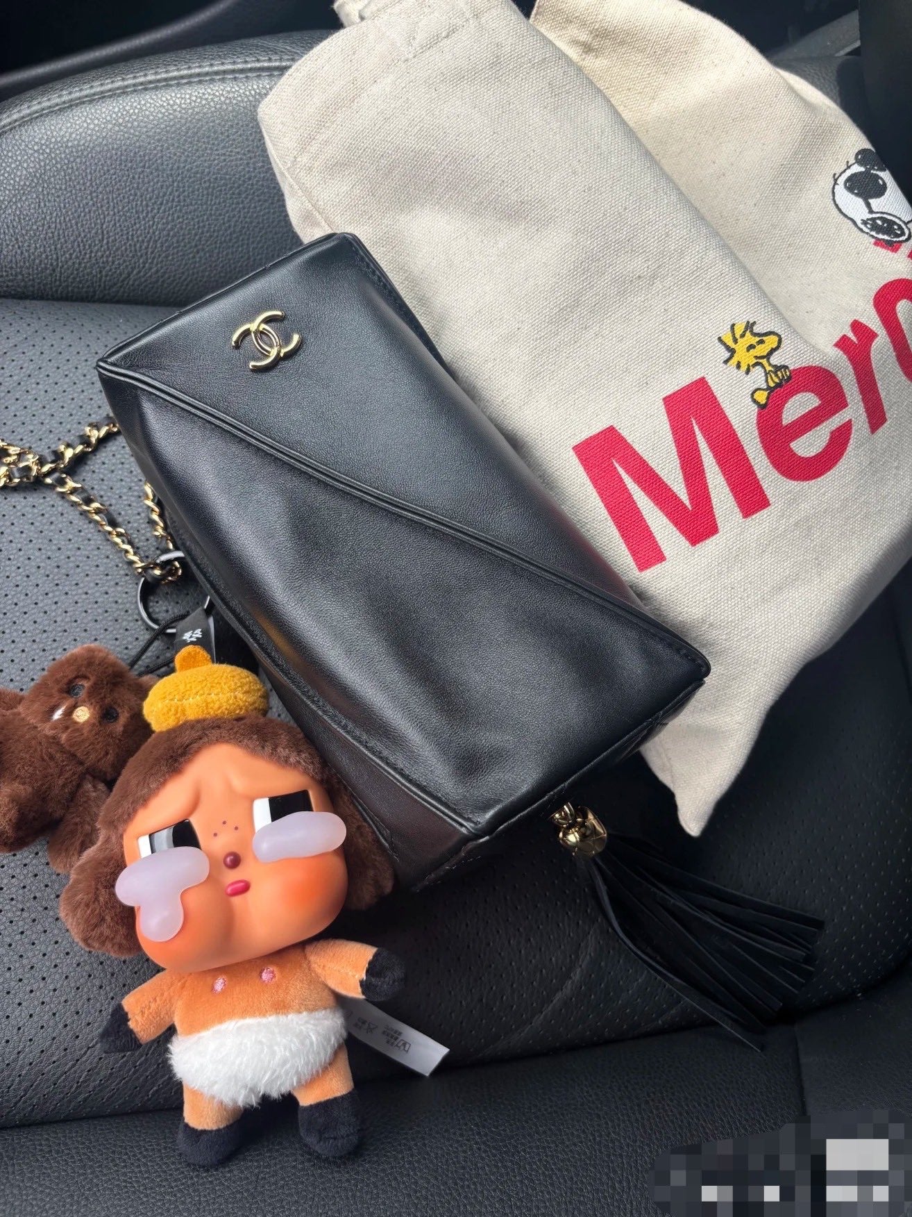 CHANEL- 25A bag  golden/sliver