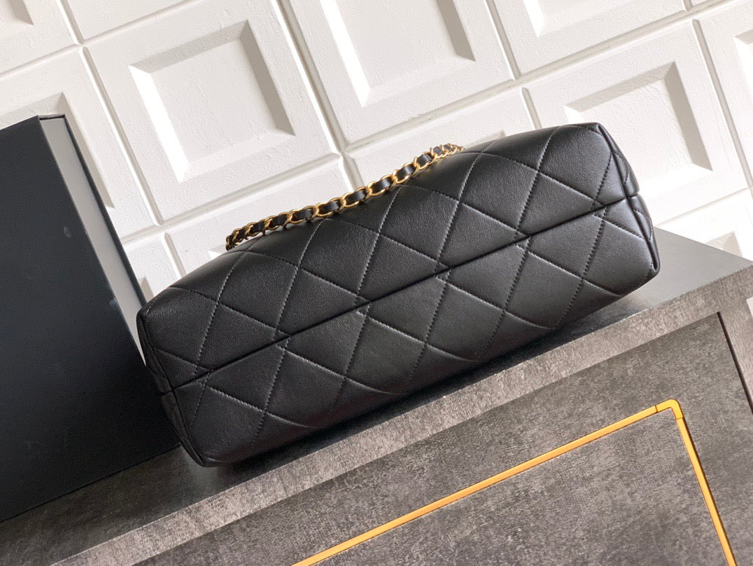 CHANEL- 25A Hobo  bag  golden/sliver