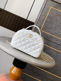 CHANEL-  23K bolide bag  golden/sliver
