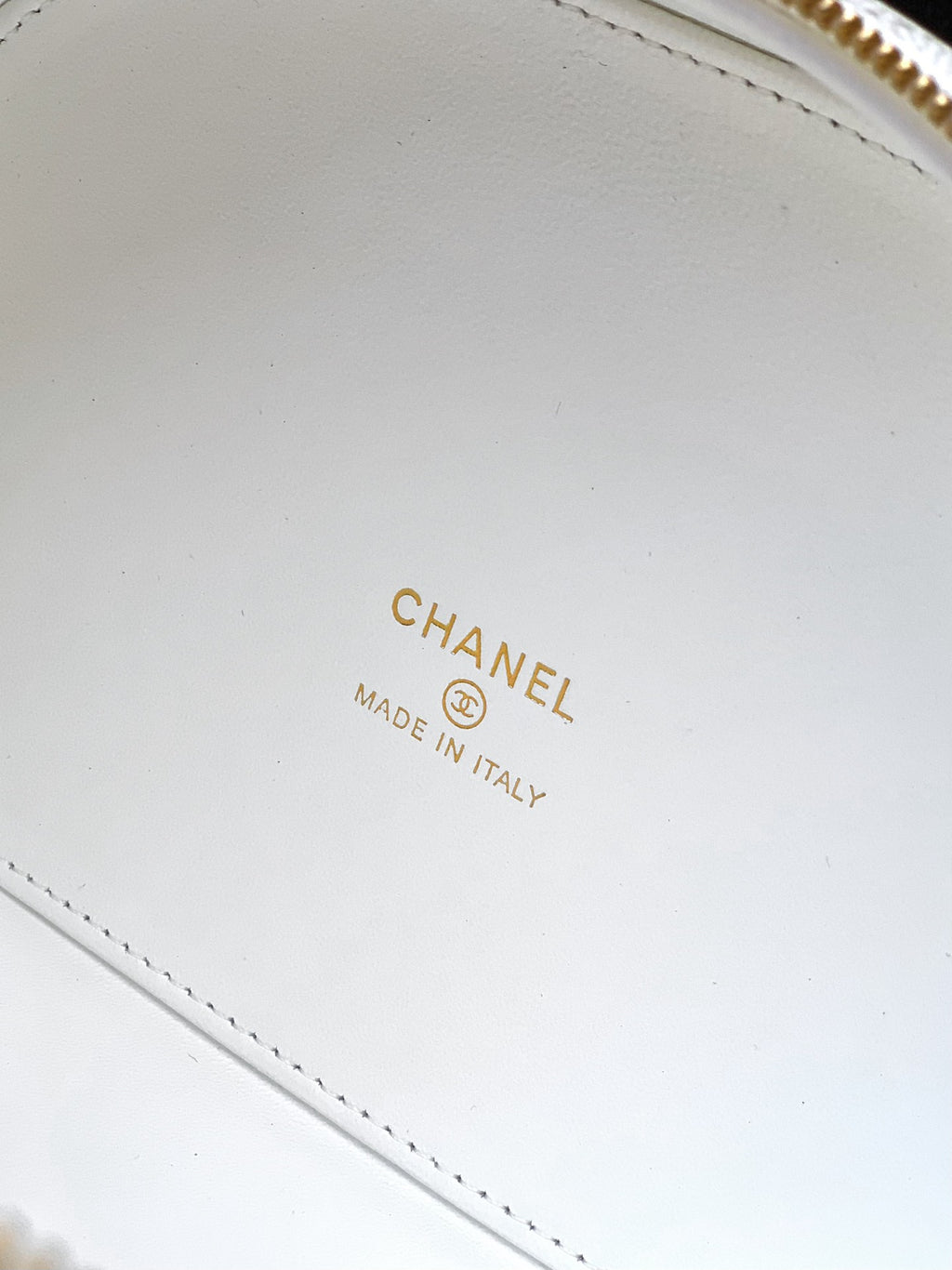 CHANEL-  23K bolide bag  golden/sliver