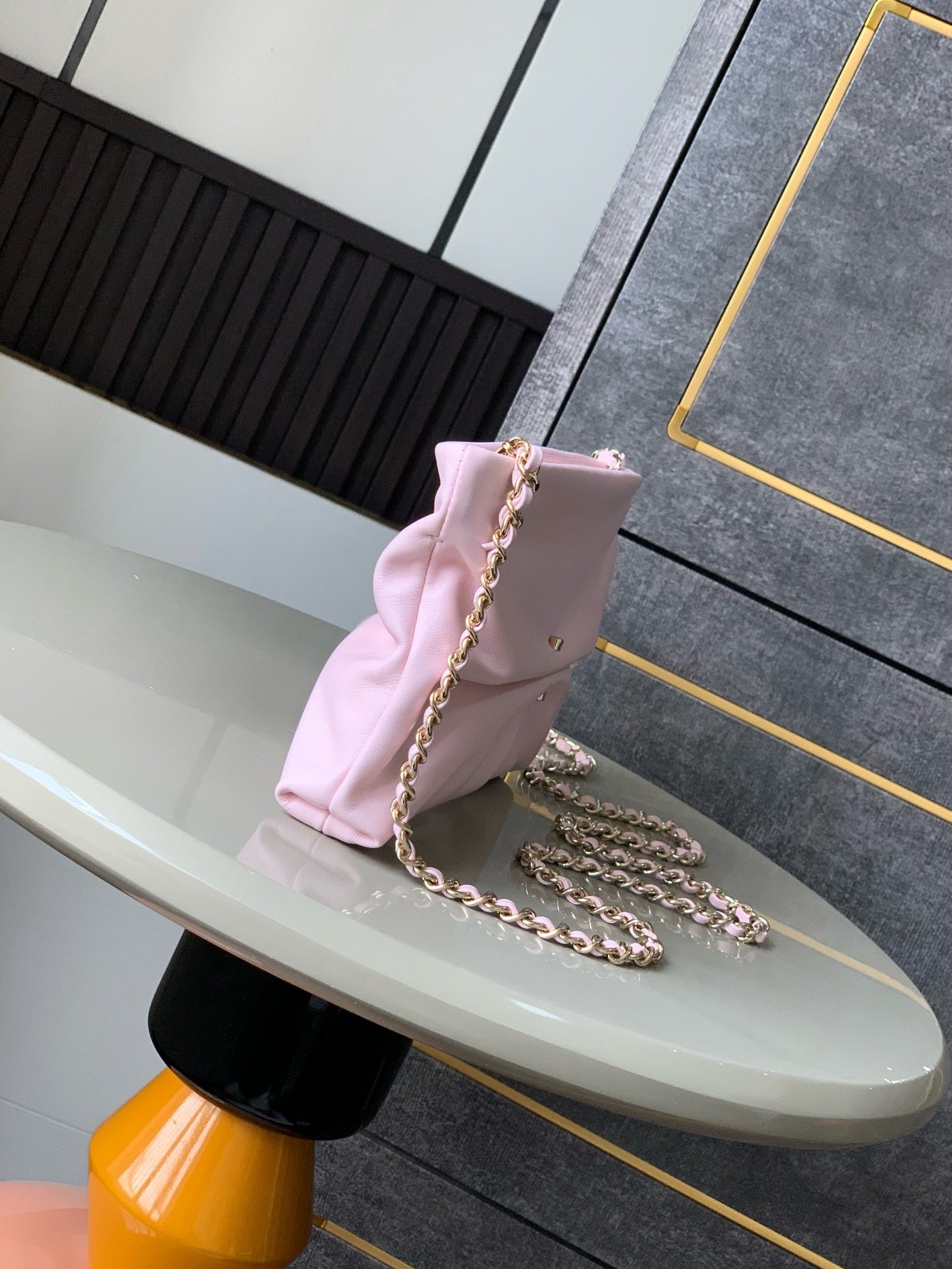 CHANEL-  2ss bag  golden/sliver