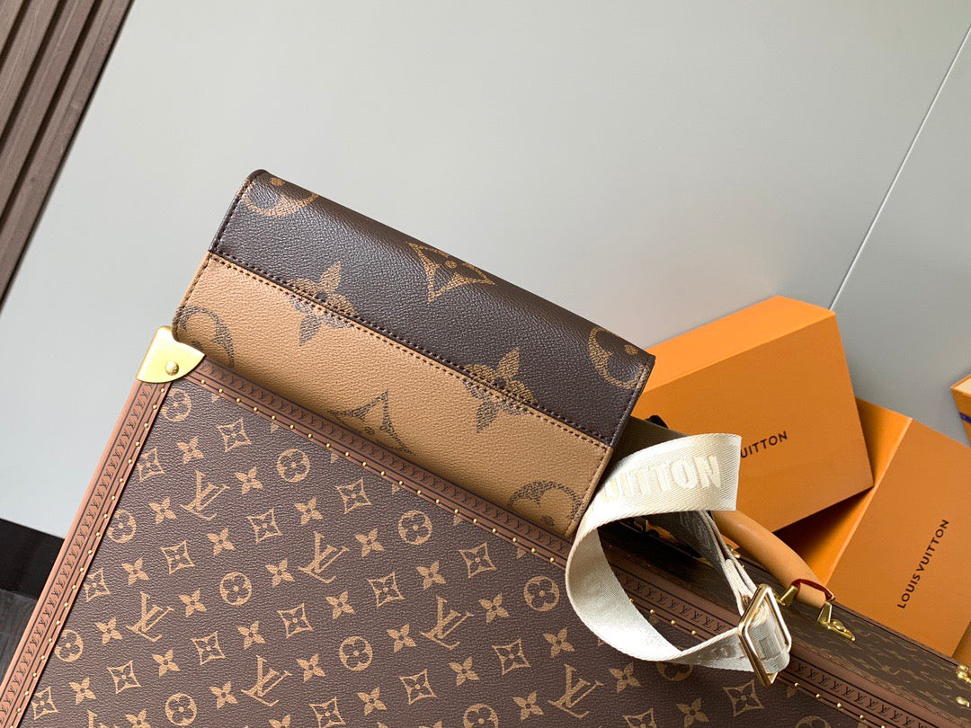 LOUIS VUITTON- M46373 onthego monogram reverse