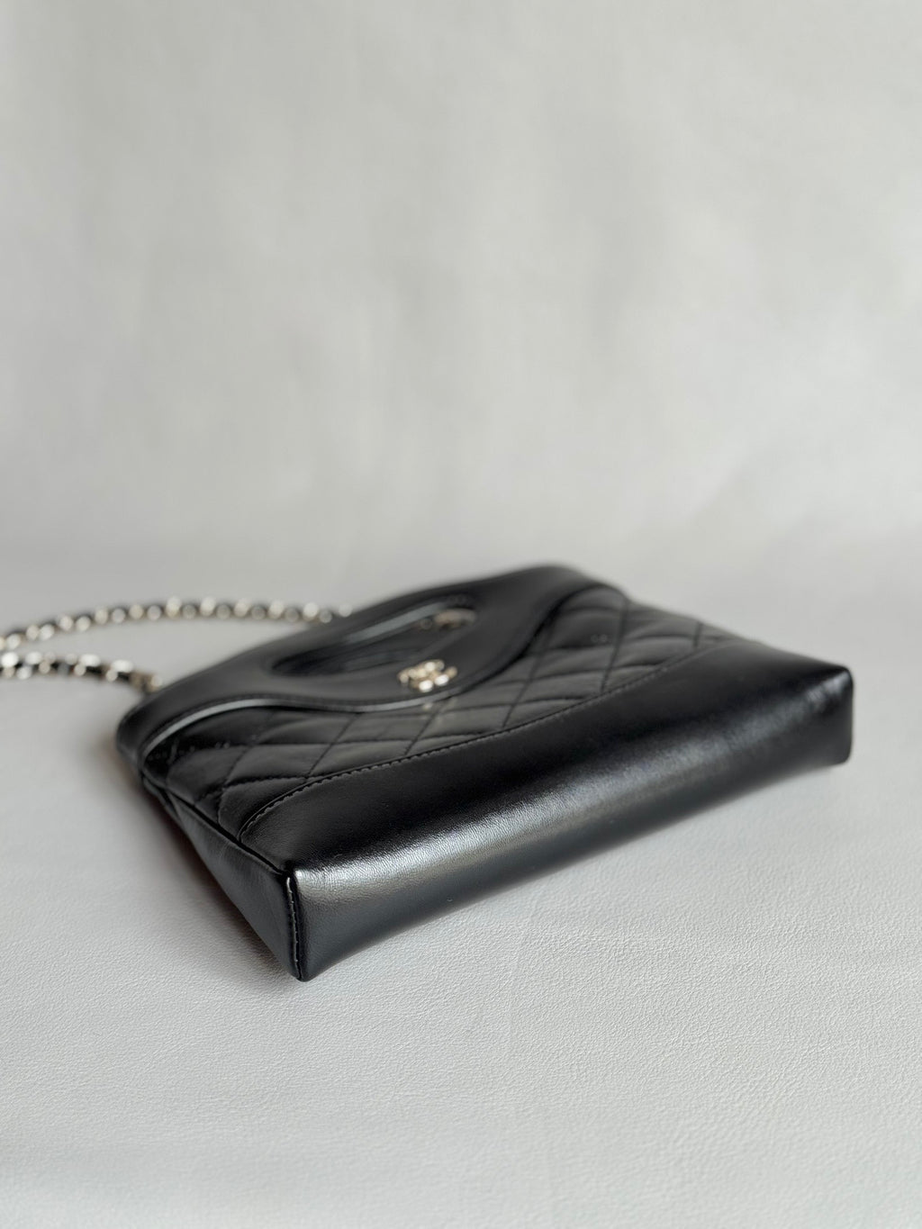 CHANEL-Nono 31 bag golden/sliver