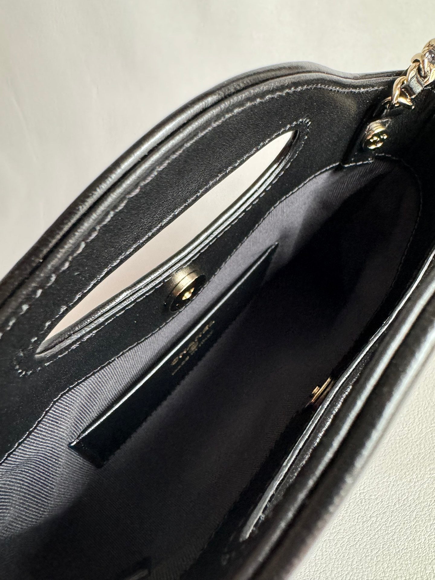 CHANEL-Nono 31 bag golden/sliver