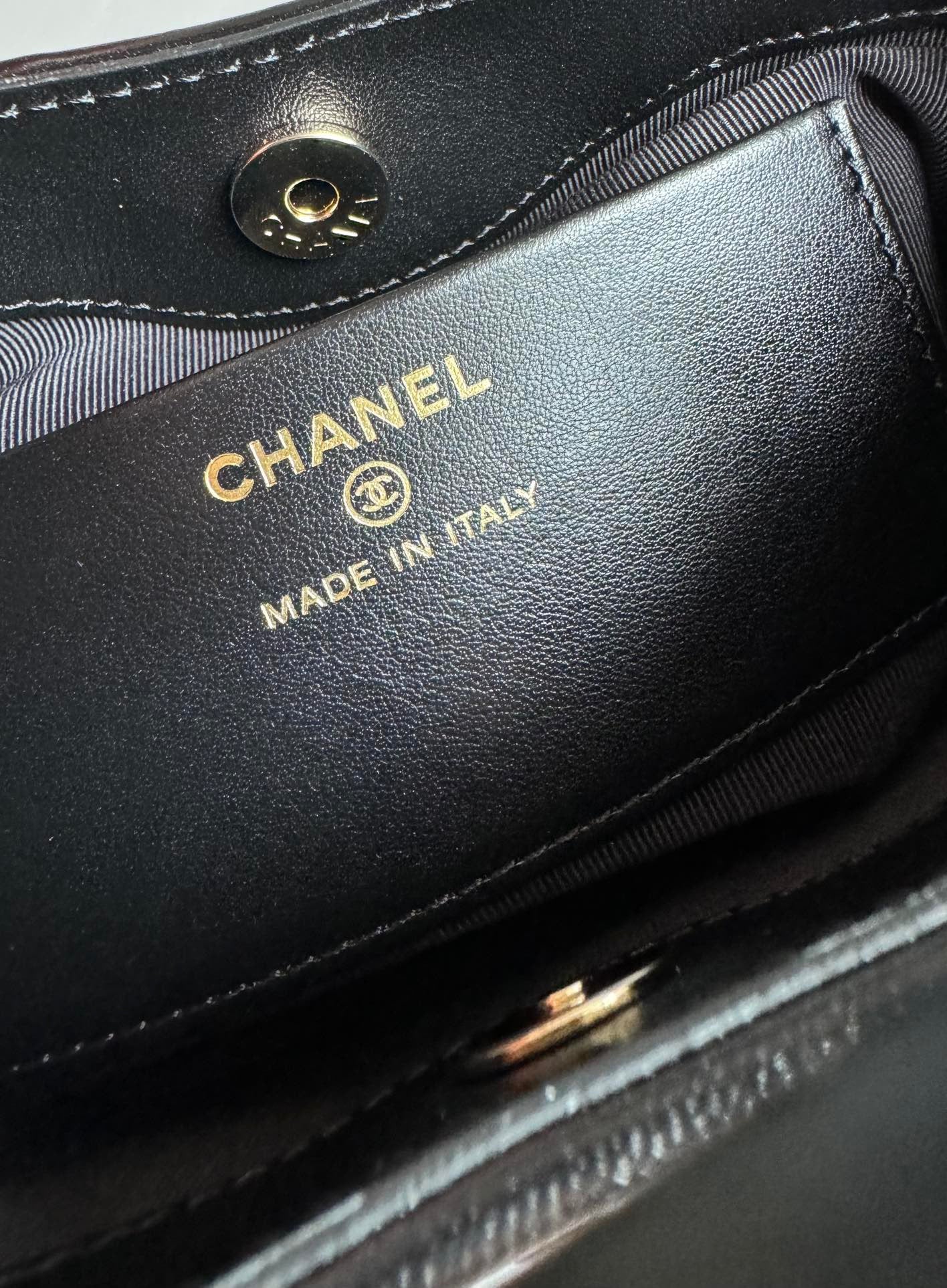 CHANEL-Nono 31 bag golden/sliver