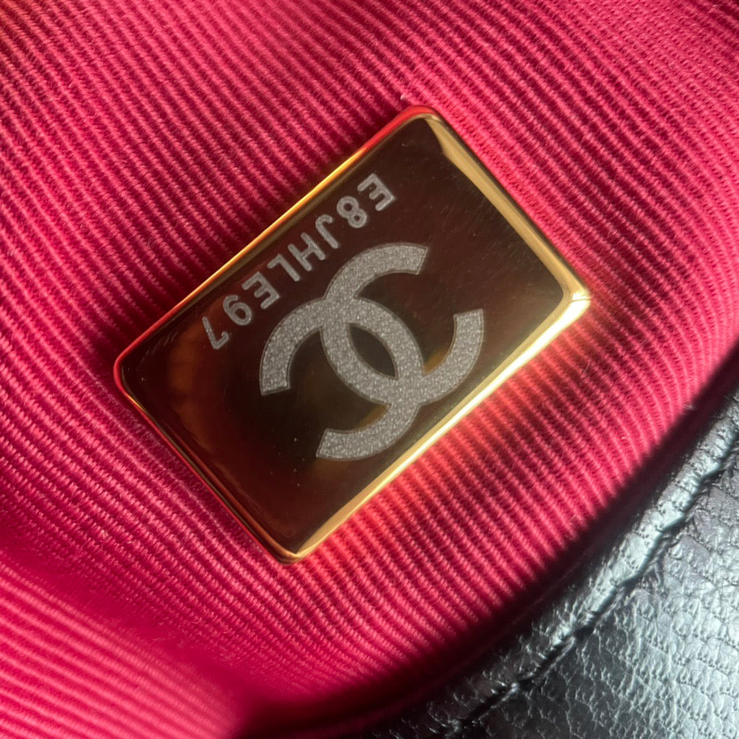 CHANEL-19 bag golden/sliver