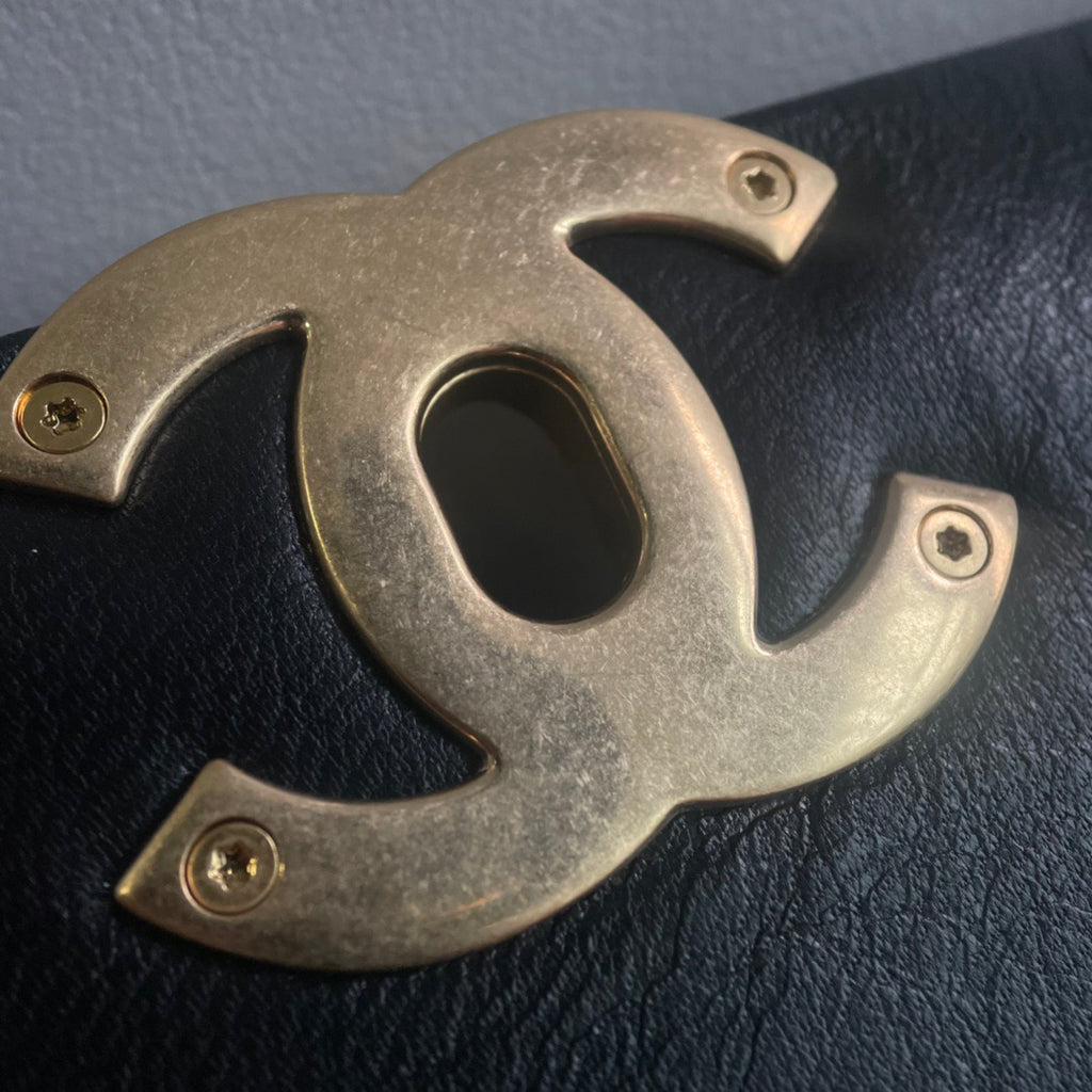 CHANEL-19 bag golden/sliver