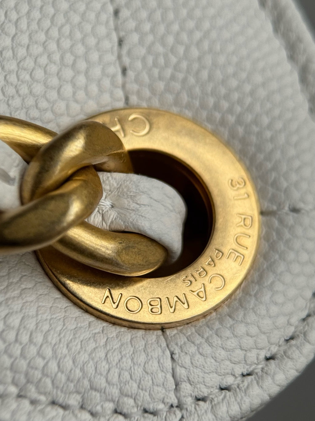 CHANEL-25B BAG golden/sliver