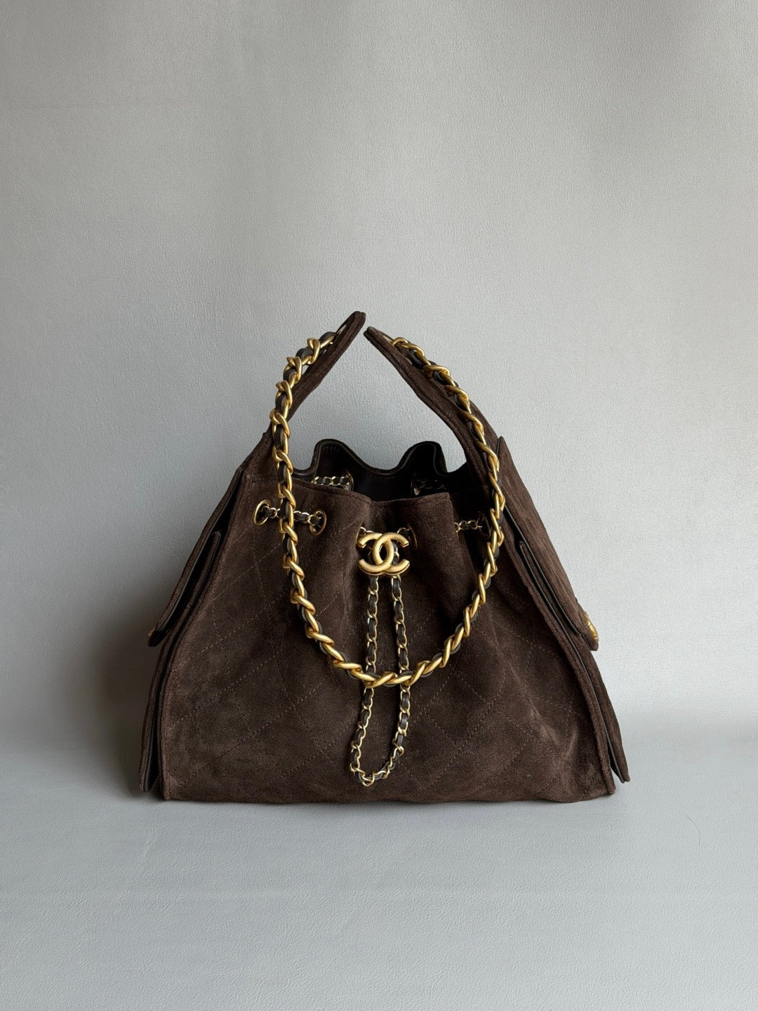 CHANEL-25BAG golden/sliver