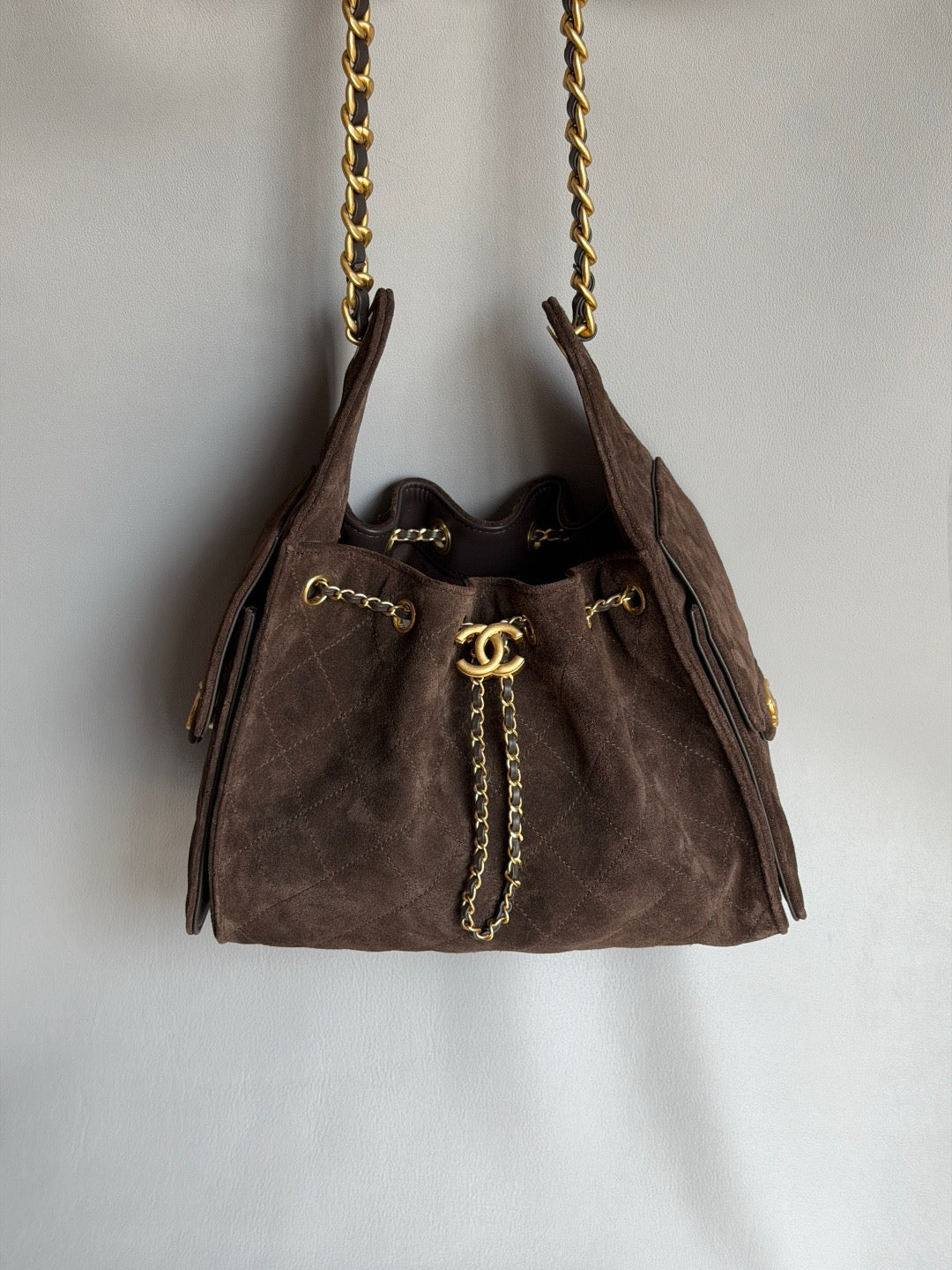 CHANEL-25BAG golden/sliver