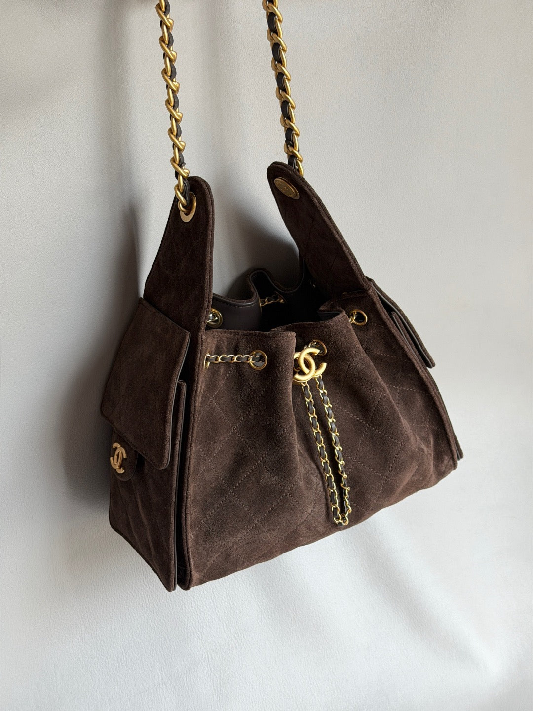 CHANEL-25BAG golden/sliver