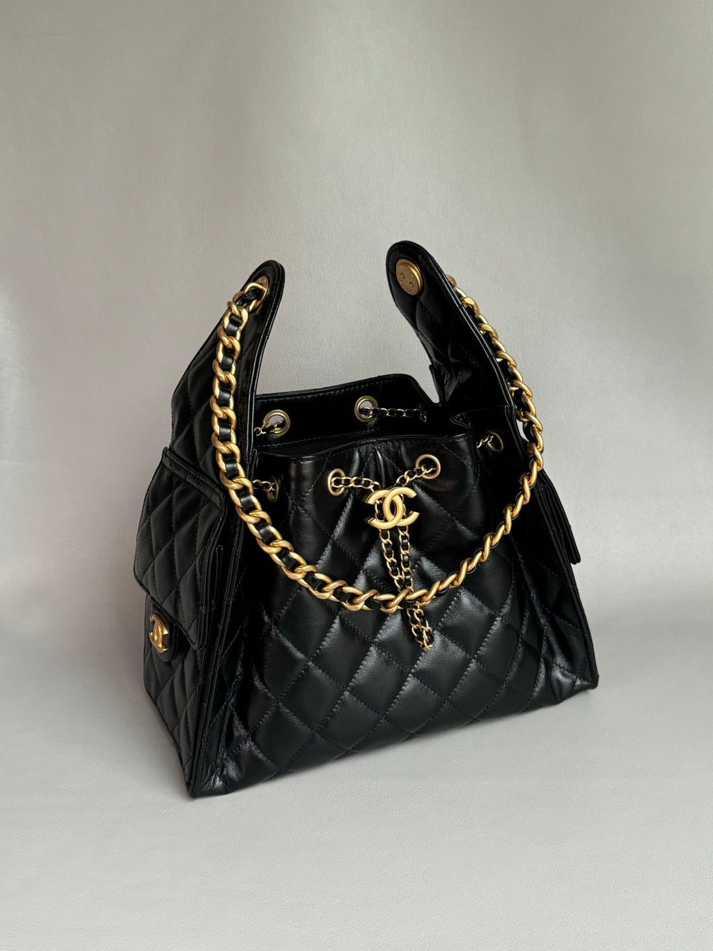 CHANEL-25BAG golden/sliver