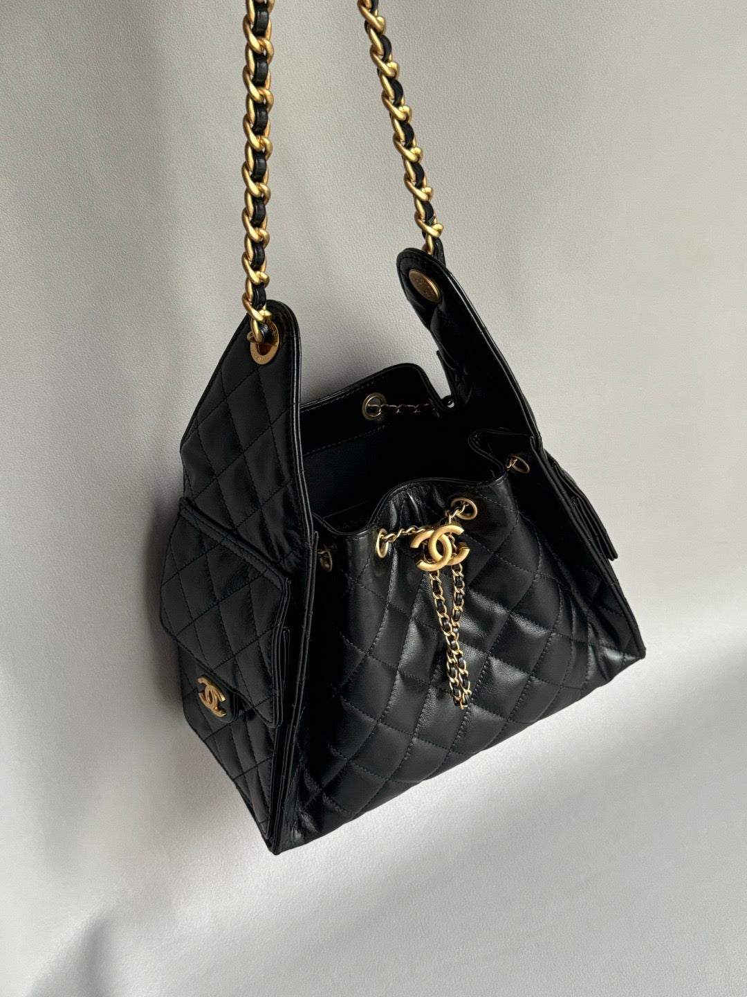 CHANEL-25BAG golden/sliver