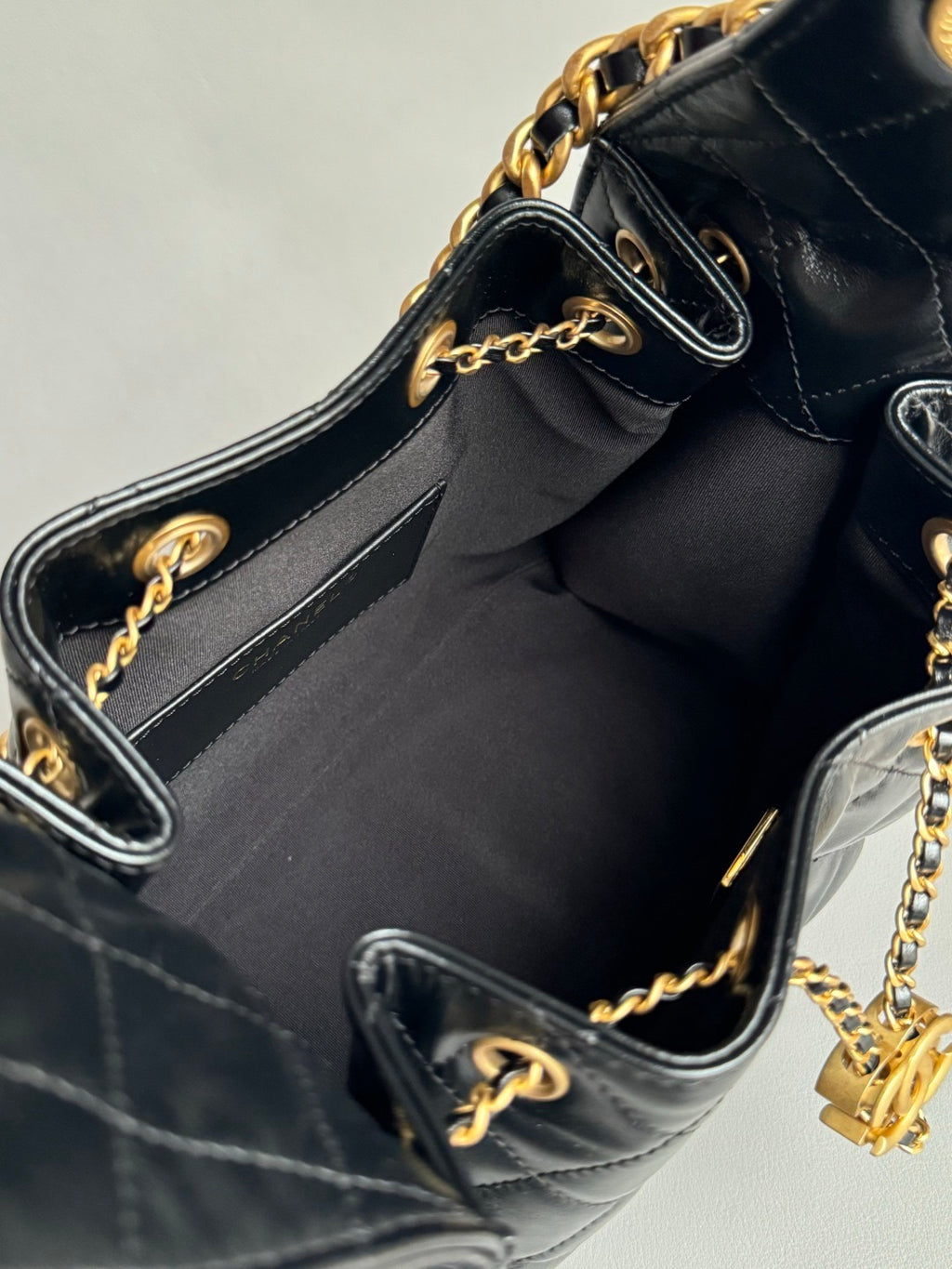 CHANEL-25BAG golden/sliver