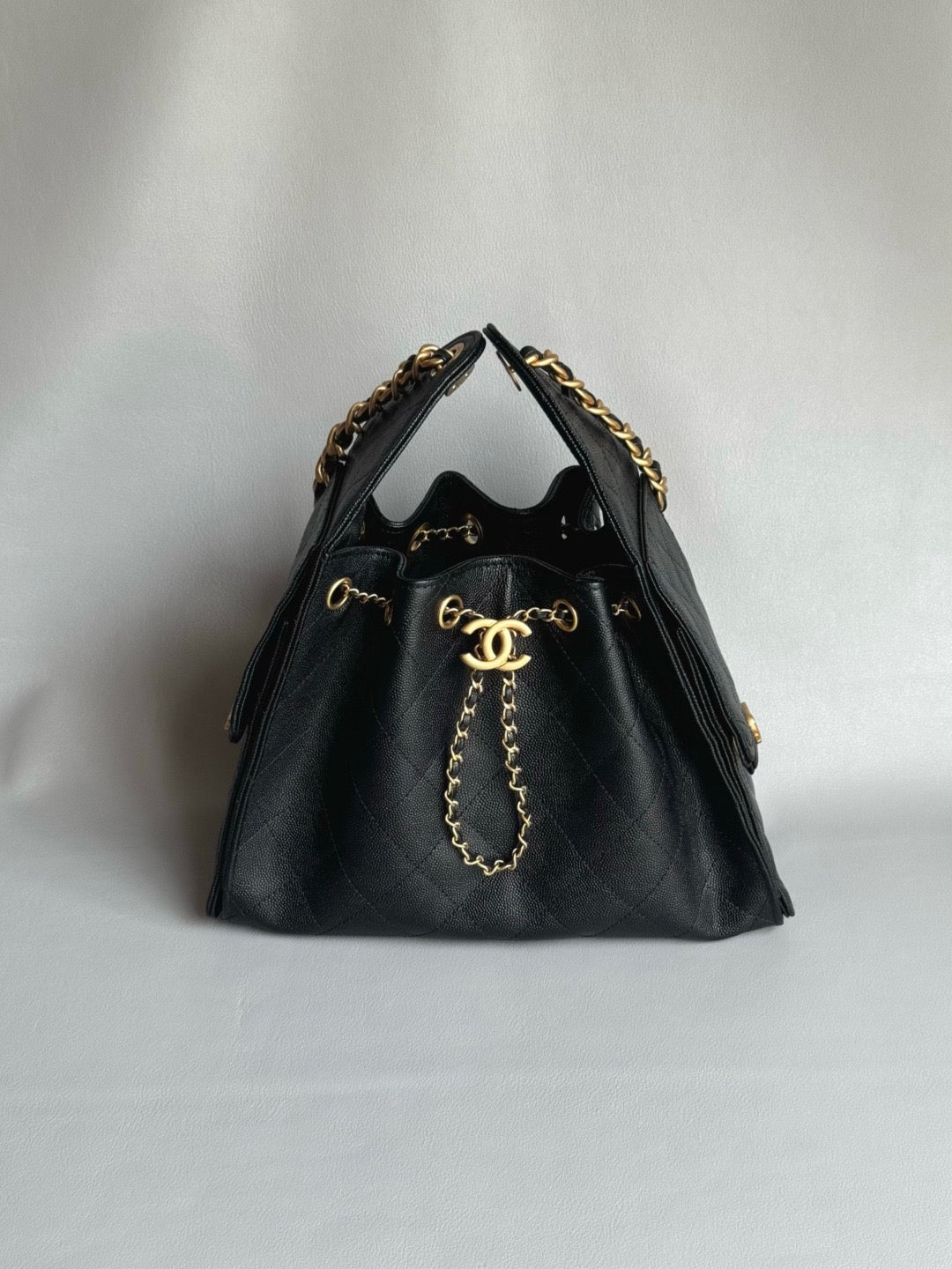 CHANEL-25BAG golden/sliver