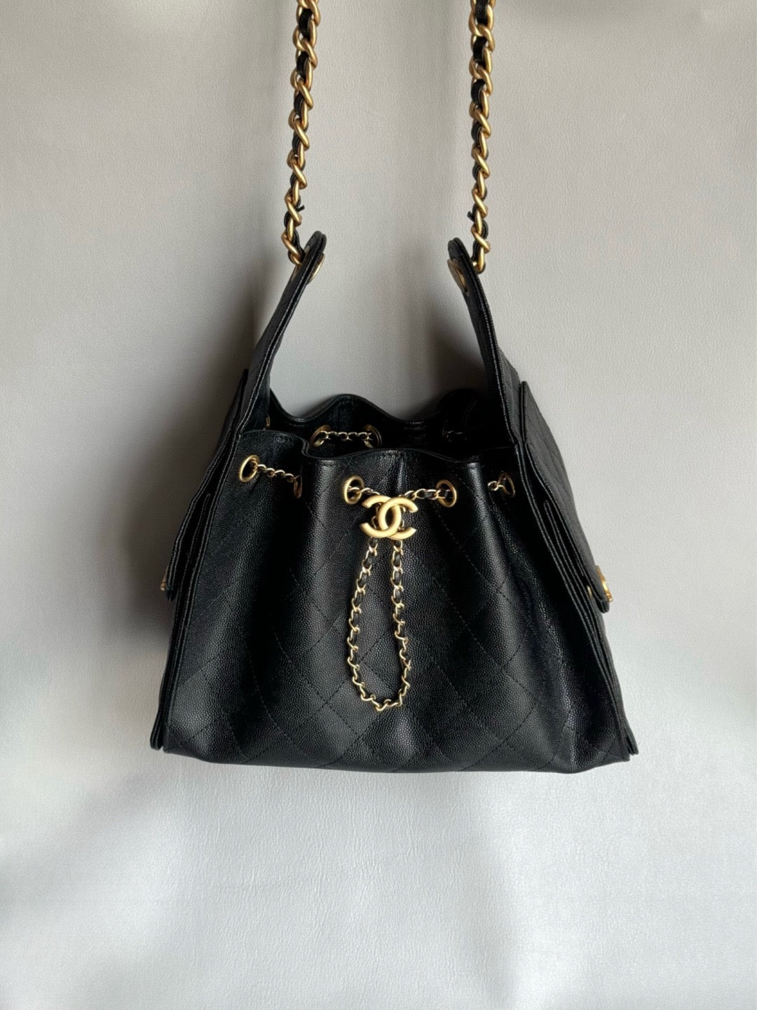 CHANEL-25BAG golden/sliver