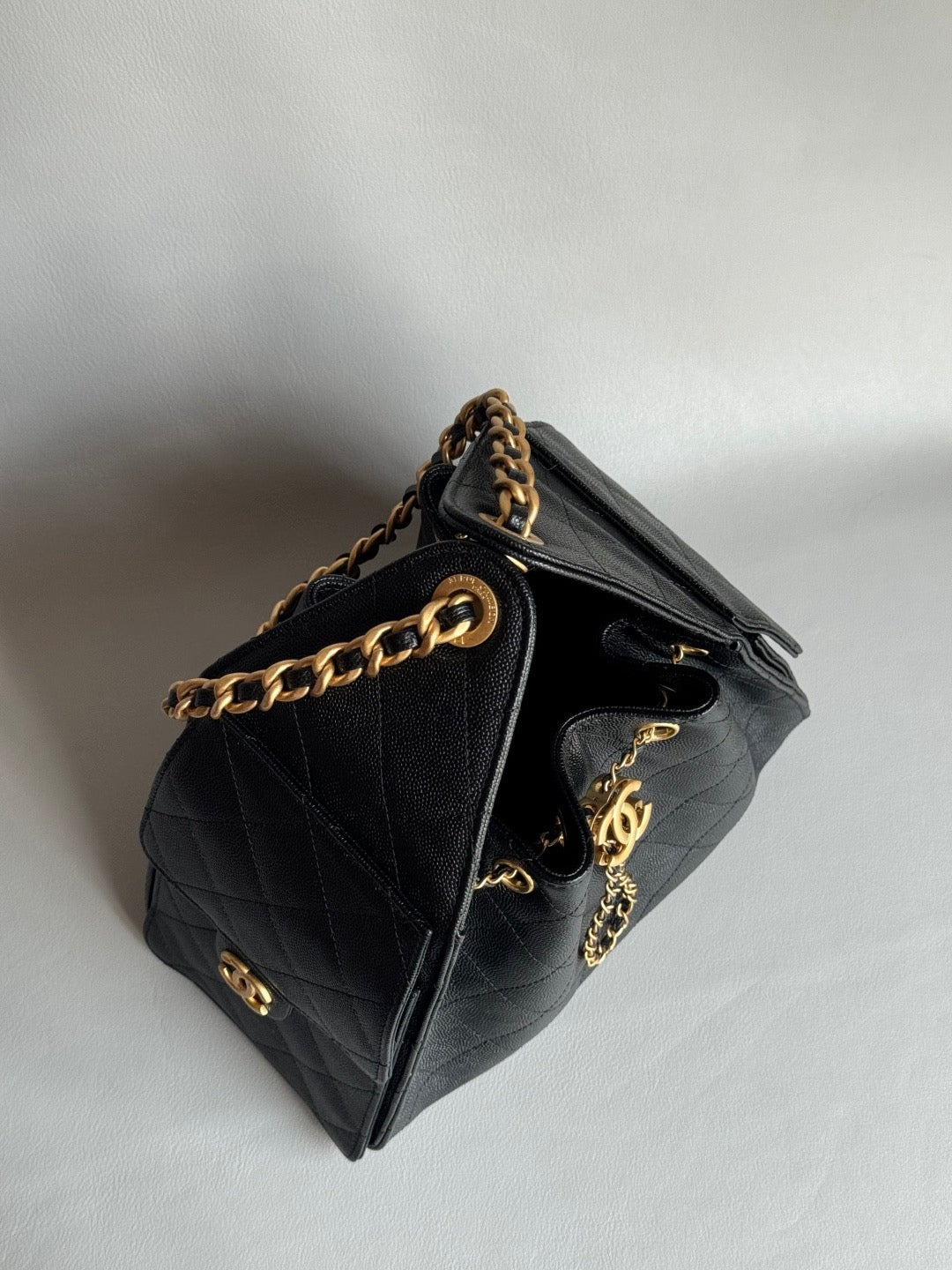 CHANEL-25BAG golden/sliver